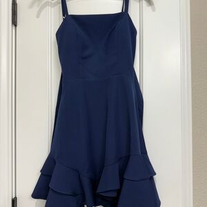 Elegant Navy Blue Kids Dress